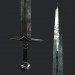 3d model Steel-Sword - preview