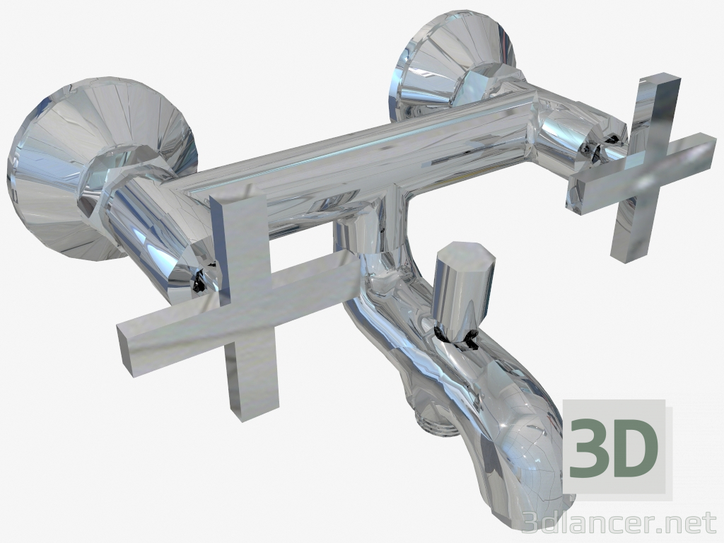 Modelo 3d Misturador de banheira de parede sem chuveiro Lucerna (BEL 010D) - preview