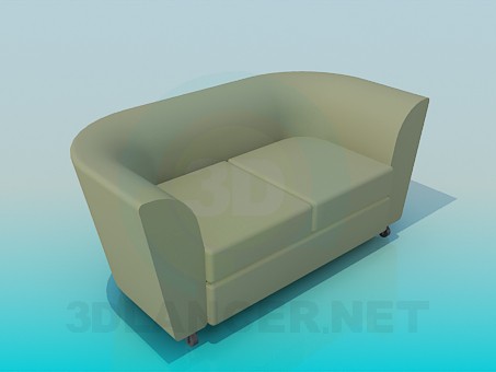 3D Modell Sofa - Vorschau