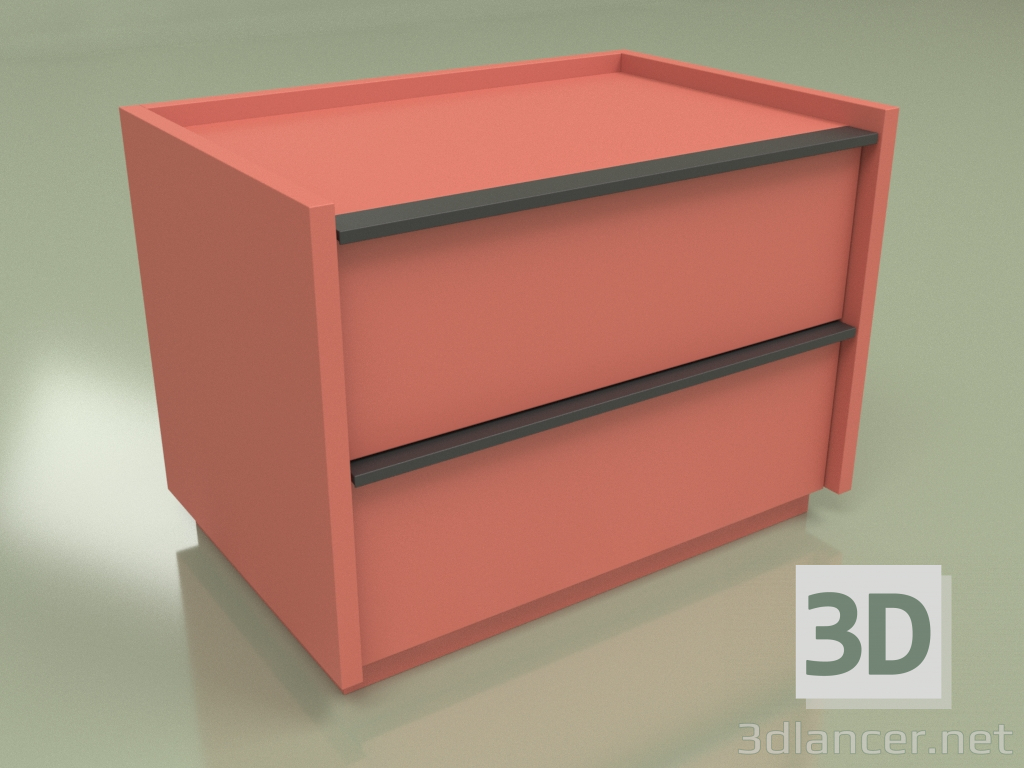 3d model Bedside table Verona NS (1) - preview