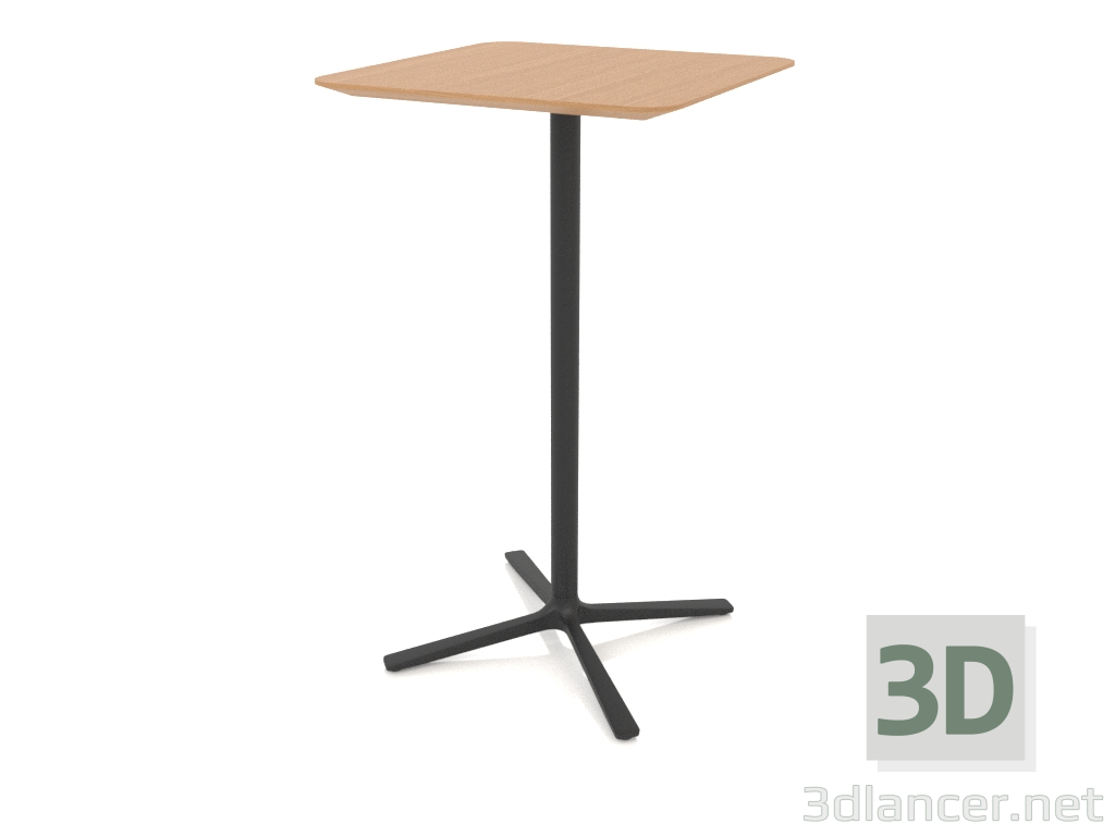 Modelo 3d Mesa de bar 60x60 h105 - preview