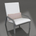 3d model Lounge chair with a high back (Anthracite) - preview