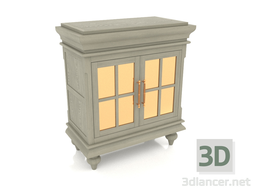 Modelo 3d Gabinete (1 seção) - preview