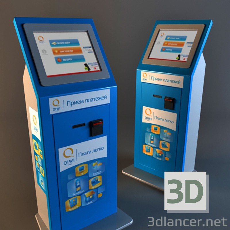 modello 3D Terminale Kiwi - anteprima