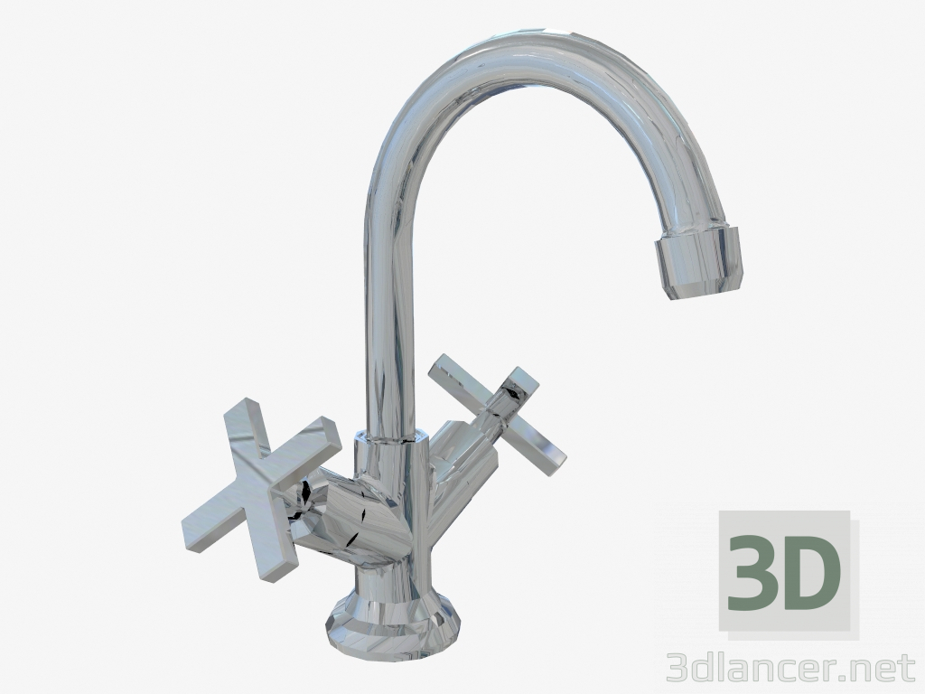 3d model Washbasin faucet Lucerna (BEL 021D) - preview