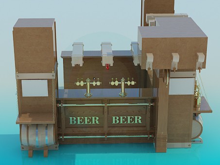 Modelo 3d Brasserie - preview