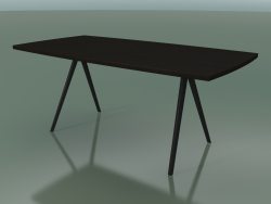 Mesa em forma de sabão 5432 (H 74 - 90x180 cm, pernas 150 °, folheada L21 wenge, V44)
