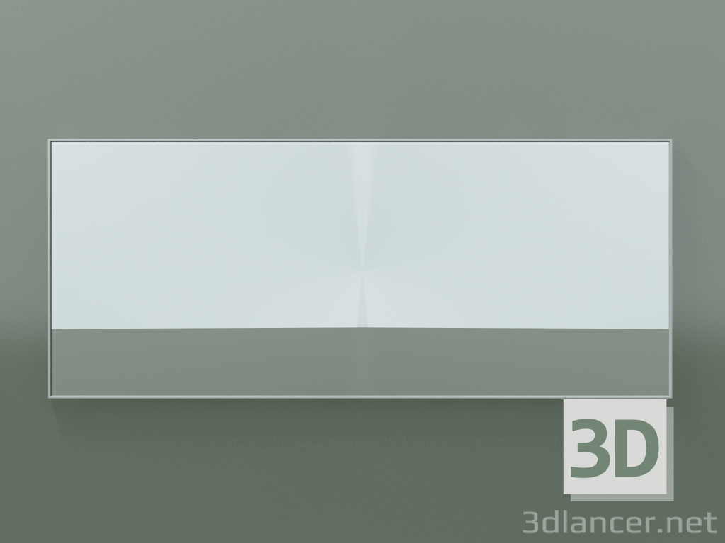 3d model Mirror Rettangolo (8ATGL0001, Glacier White C01, Н 60, L 144 cm) - preview