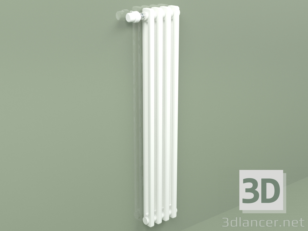 3d model Radiador Delta Laserline (DL2, H 1100 mm, RAL - 9016) - vista previa