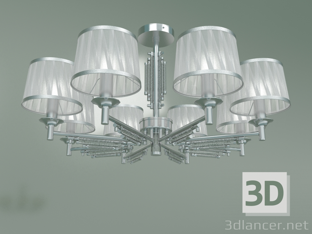 modèle 3D Lustre de plafond 60081-8 (chromé) - preview