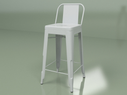 Tabouret de bar Marais Color avec dossier (gris)