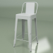 3d model Bar stool Marais Color with backrest (gray) - preview