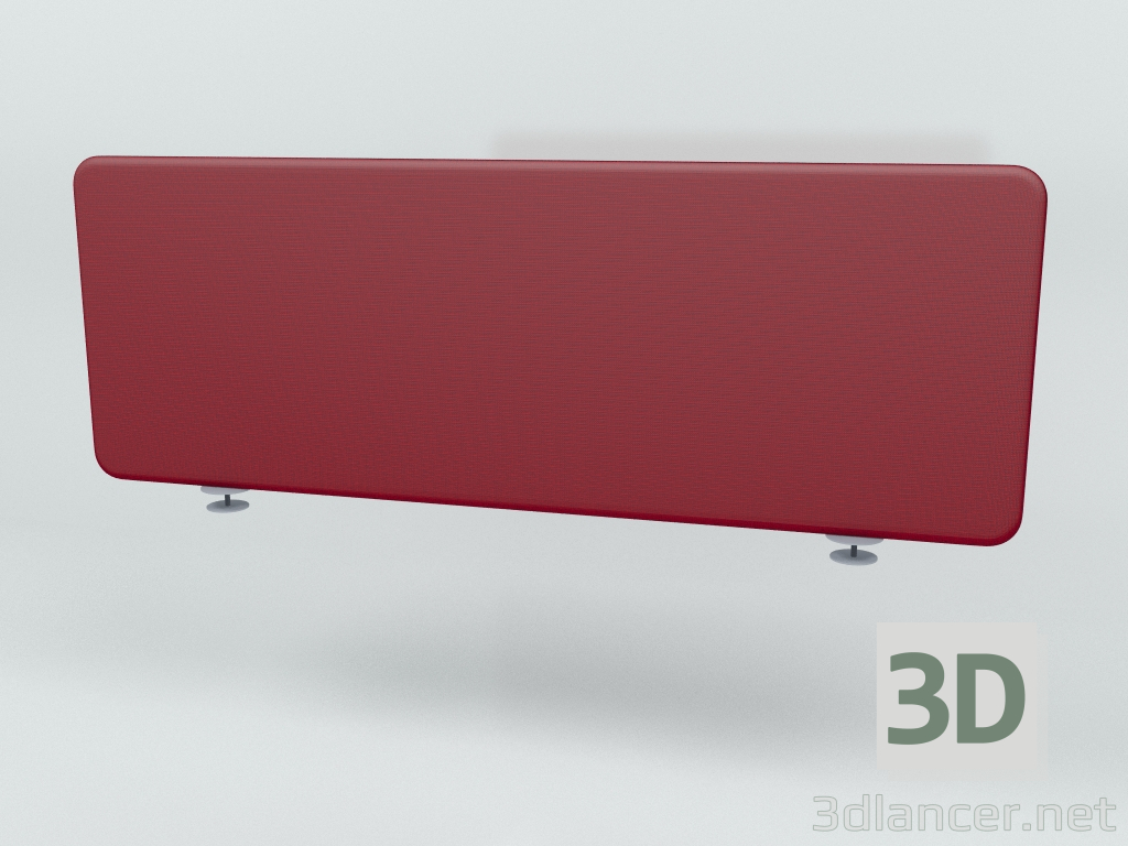 modello 3D Schermo acustico Desk Bench Twin ZUT54 (1390x500) - anteprima