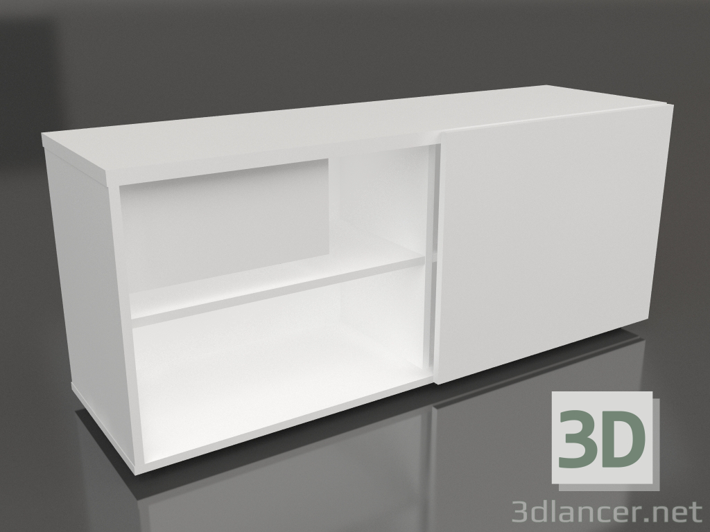 modello 3D Armadio per ufficio Standard A14M (1400x432x600) - anteprima