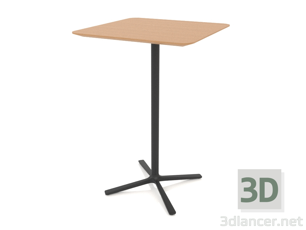 Modelo 3d Mesa de bar 70x70 h105 - preview