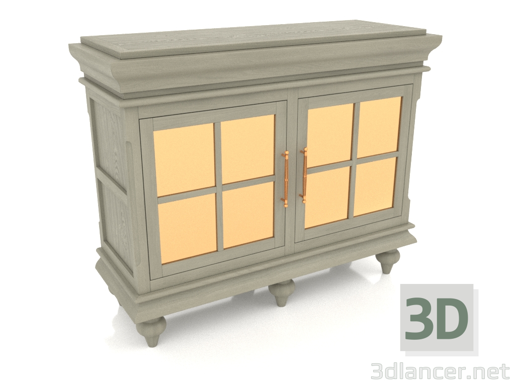 3D Modell Schrank (2 Abschnitte) - Vorschau