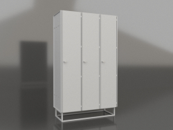 Шкаф для раздевалки односекционный ЛК-410 ШГС-1