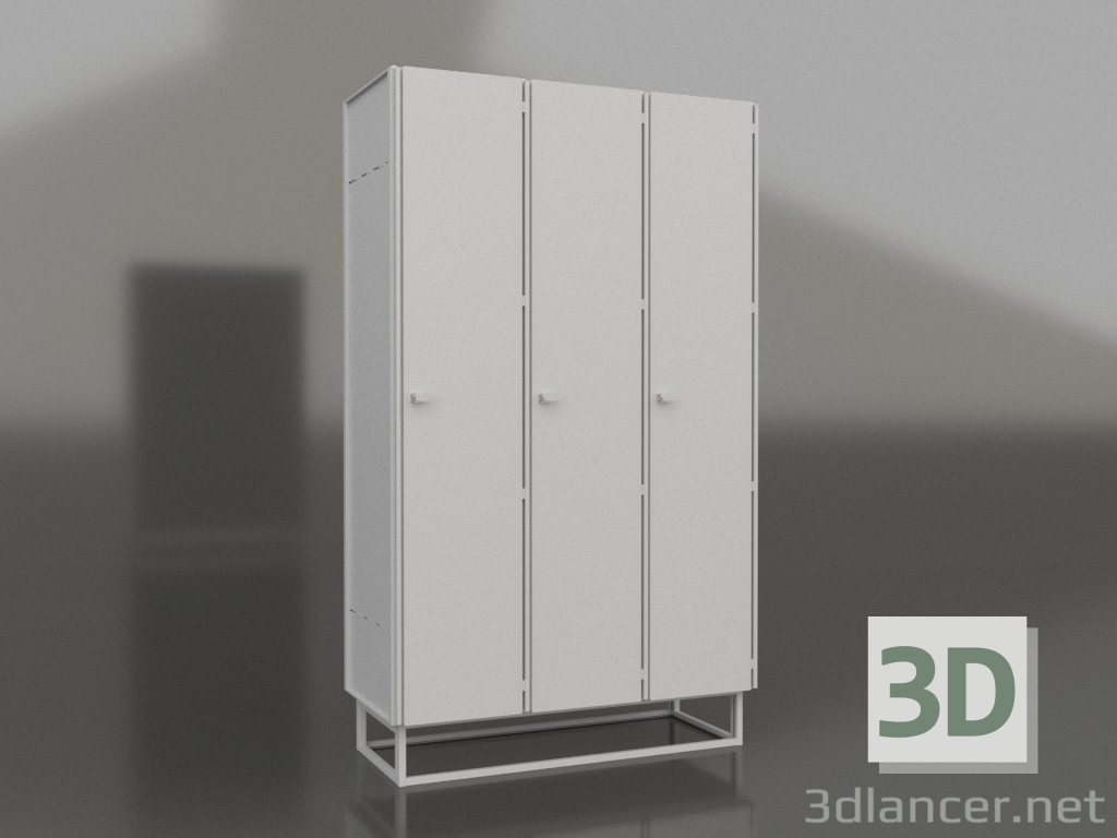modello 3D Armadio spogliatoio a sezione singola LK-410 SHGS-1 - anteprima modello 3D Armadio spogliatoio a sezione singola LK-410 SHGS-1 - anteprima