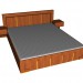 modello 3D Letto 180x220 - anteprima