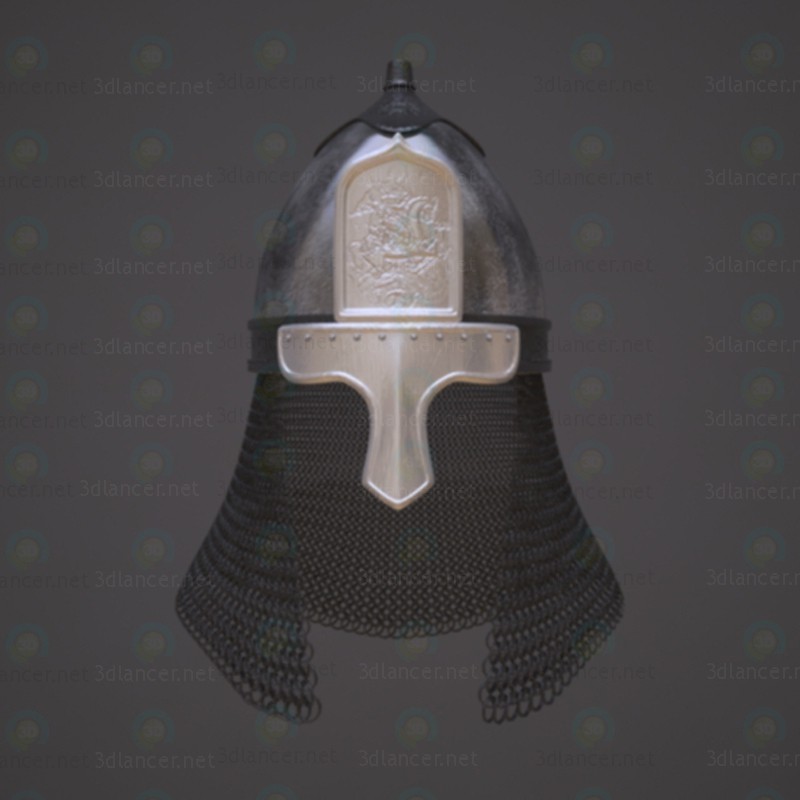 Casco ruso con el icono. 3D modelo Compro - render