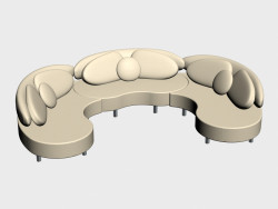 Canapé modulaire Schengen (III-variante)