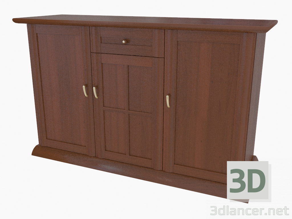 3D Modell Dreierbuffet (237-31) - Vorschau