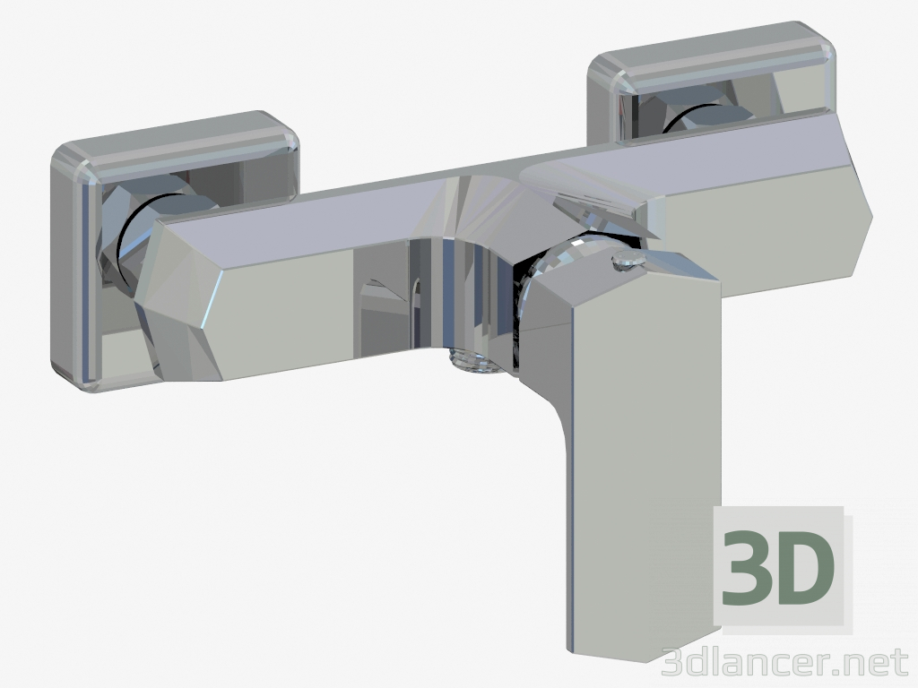 modello 3D Miscelatore doccia senza set doccia Maruna (BGM 040M) - anteprima