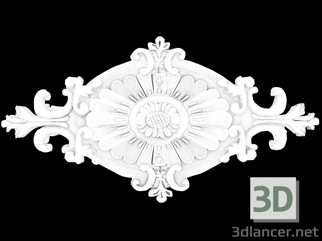 modèle 3D Sortie de plafond R314 - preview