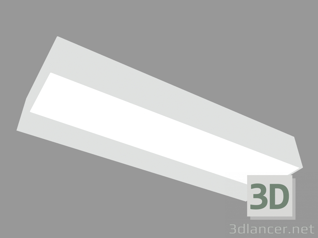 3d model Wall lamp PLAN HORIZONTAL SINGLE EMISSION (S3893W) - preview