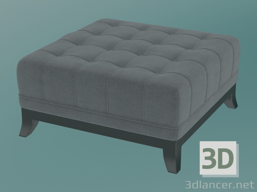 modello 3D Pouf Plymouth 80 - anteprima