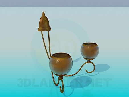 3d model Wall lamp - preview