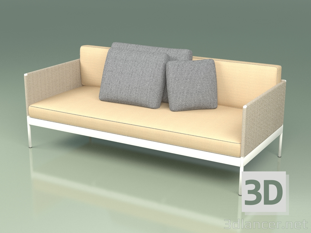 modèle 3D Canapé modulable (357 + 340, option 2) - preview