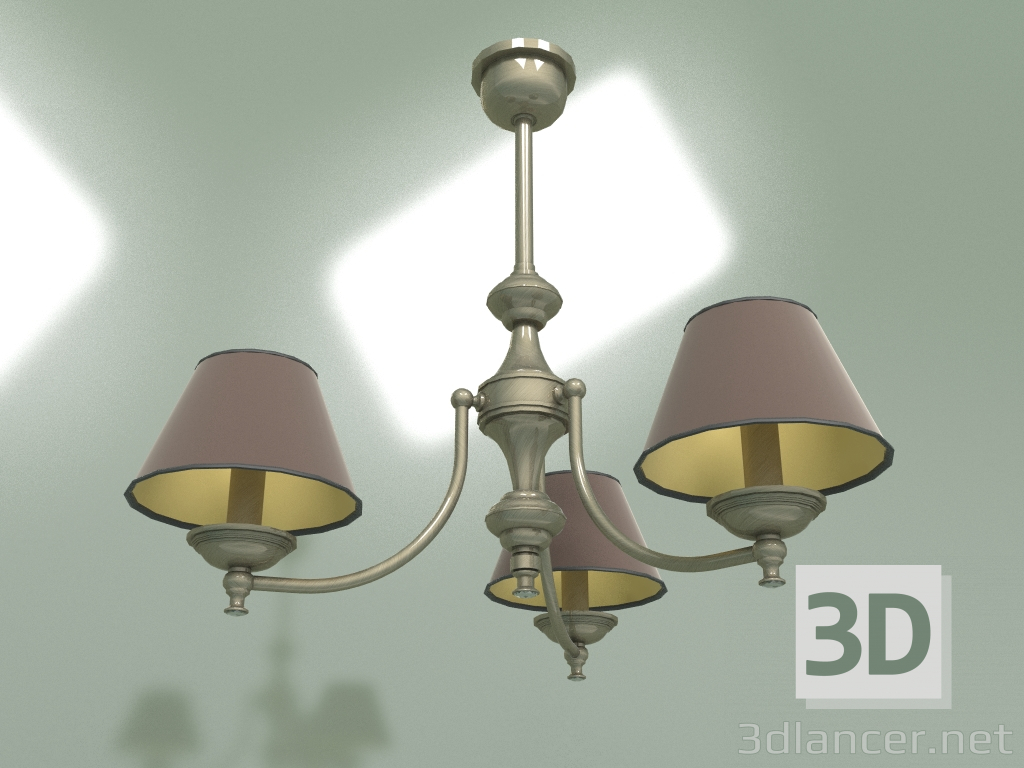 modello 3D Lampadario SAN MARINO ABAZUR SAN-ZW-3 (PA) - anteprima