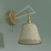 3d model Sconce with lampshade 60082-1 (golden bronze) - preview