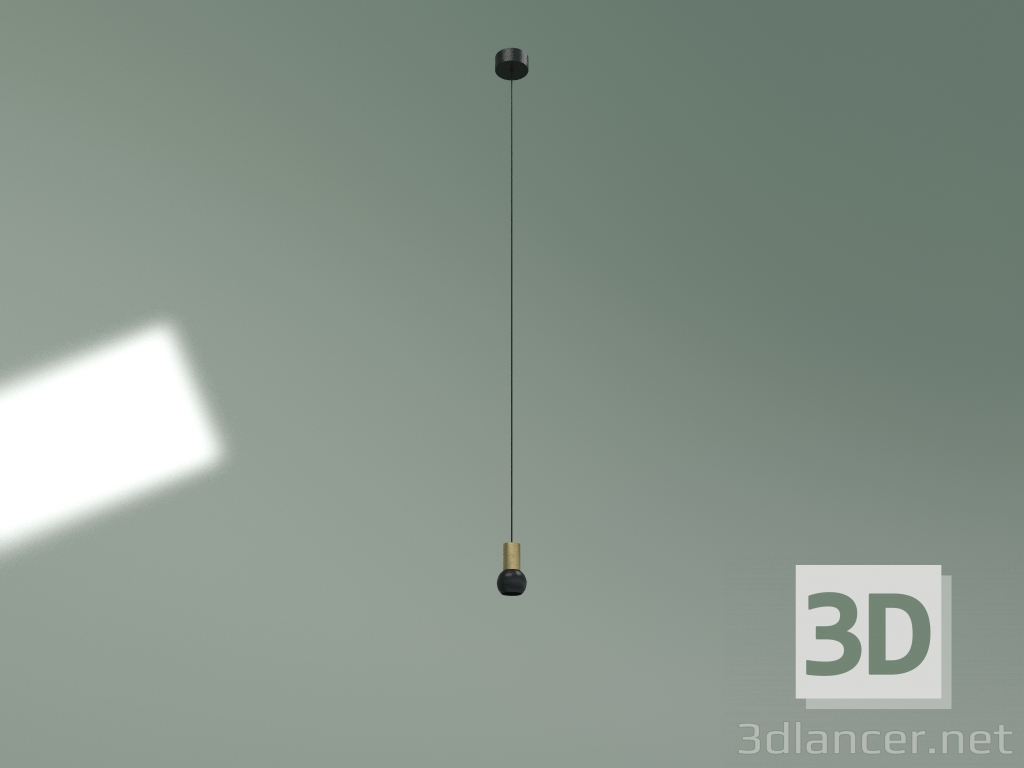 3d model Suspensión RHL7729 5W BK+GD 3000K - vista previa