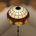 modello 3D di Lampada da terra in stile Tiffany FL-167 comprare - rendering