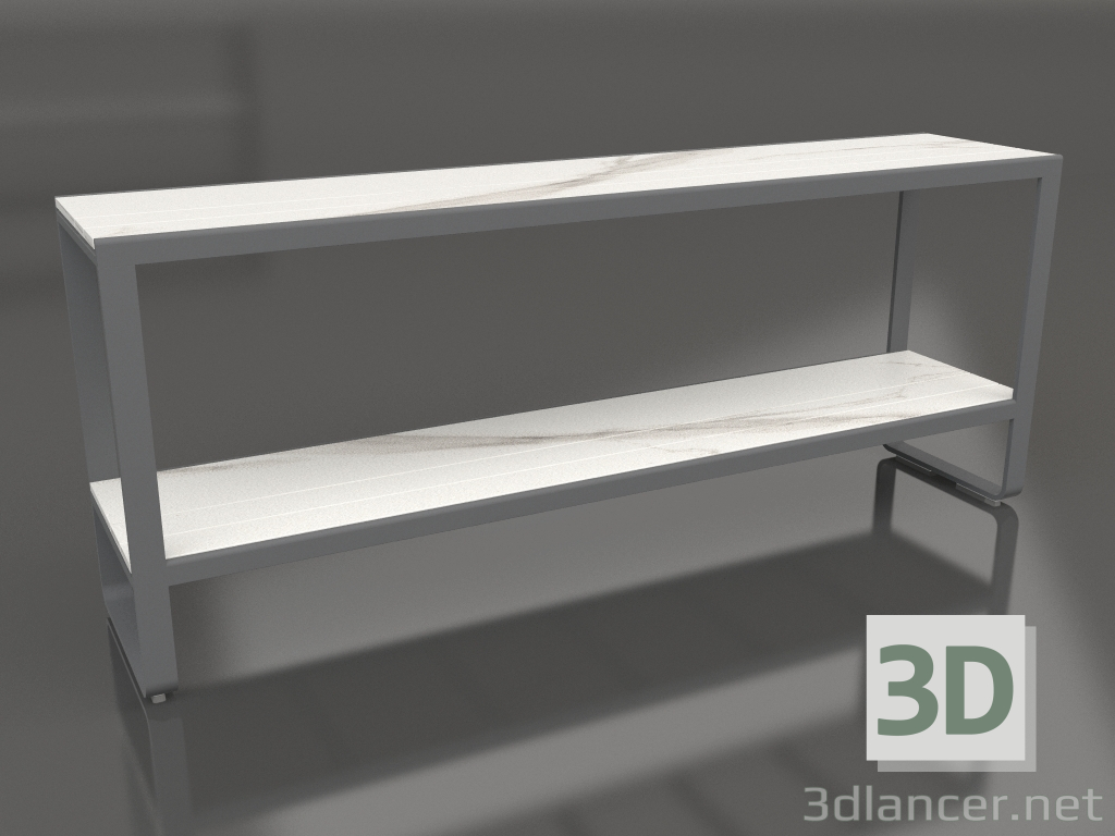 3d модель Стелаж 180 (DEKTON Aura, Anthracite) – превью