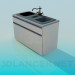 3d model Double kitchen sink - preview