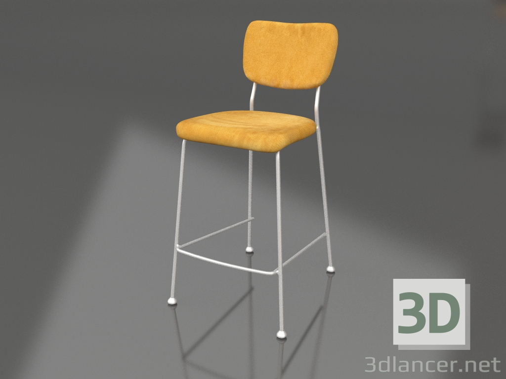 3D Modell Benson Halbbarhocker 64,5 cm (Ocker) - Vorschau