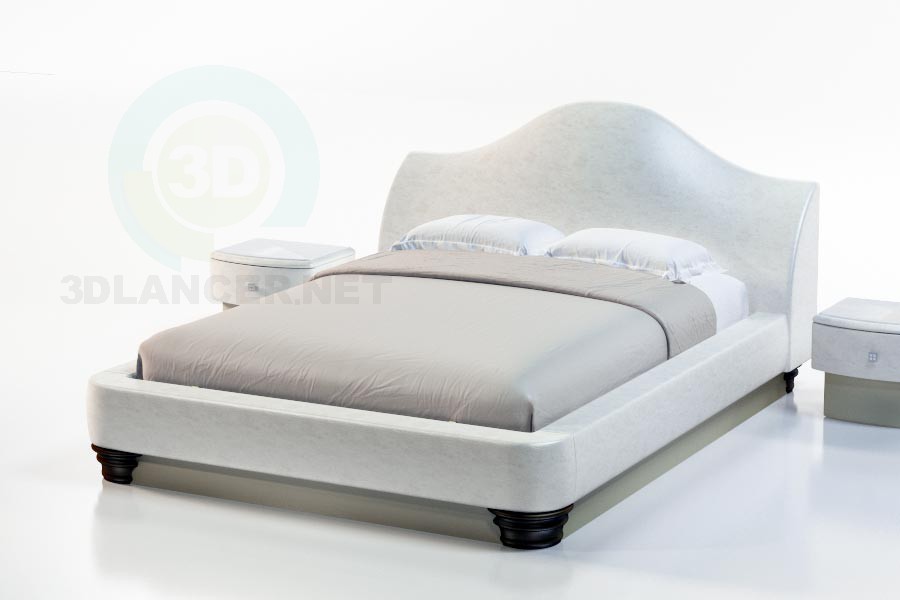 3d model Cama Falerco - vista previa