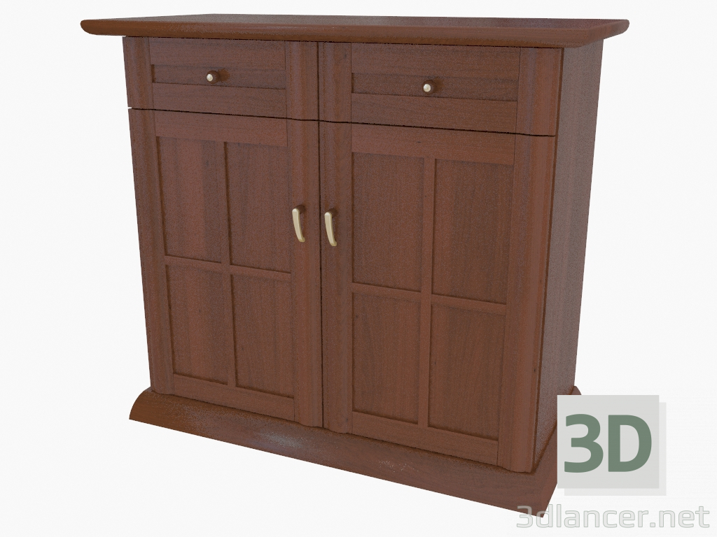 3d model Buffet de dos secciones (237-30) - vista previa