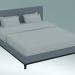 modello 3D Letto matrimoniale Raleigh Plain - anteprima