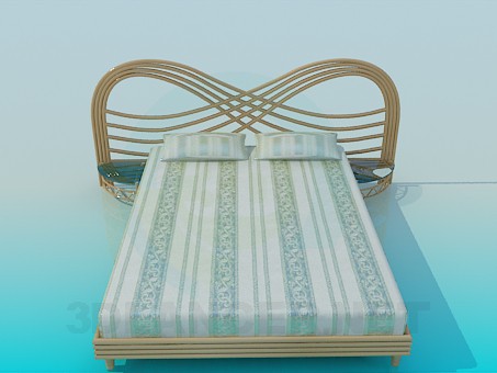 3d model Cama - vista previa