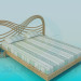 3D Modell Bett - Vorschau