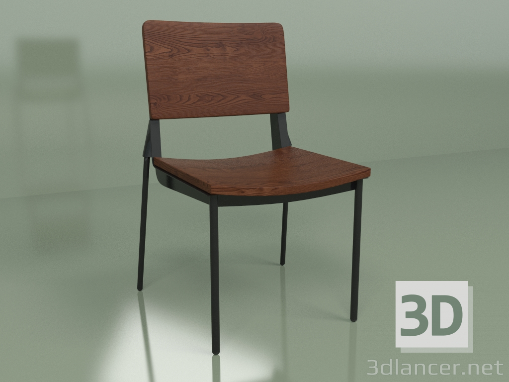 3d model Silla Joni (sauce macizo) - vista previa