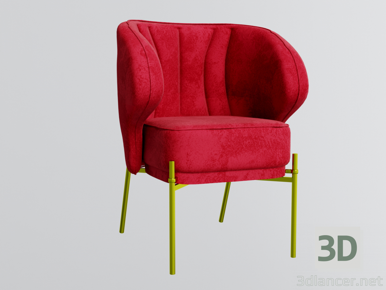 Sillón 3D modelo Compro - render