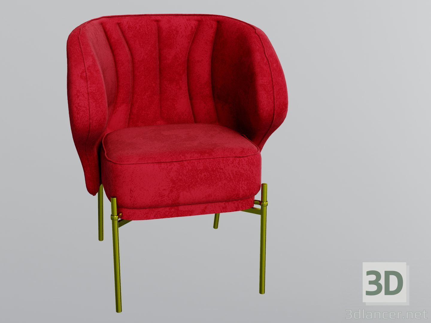 Sillón 3D modelo Compro - render