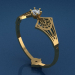 modello 3D di Anello in stile Liberty comprare - rendering