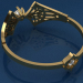 3d Art Nouveau ring model buy - render