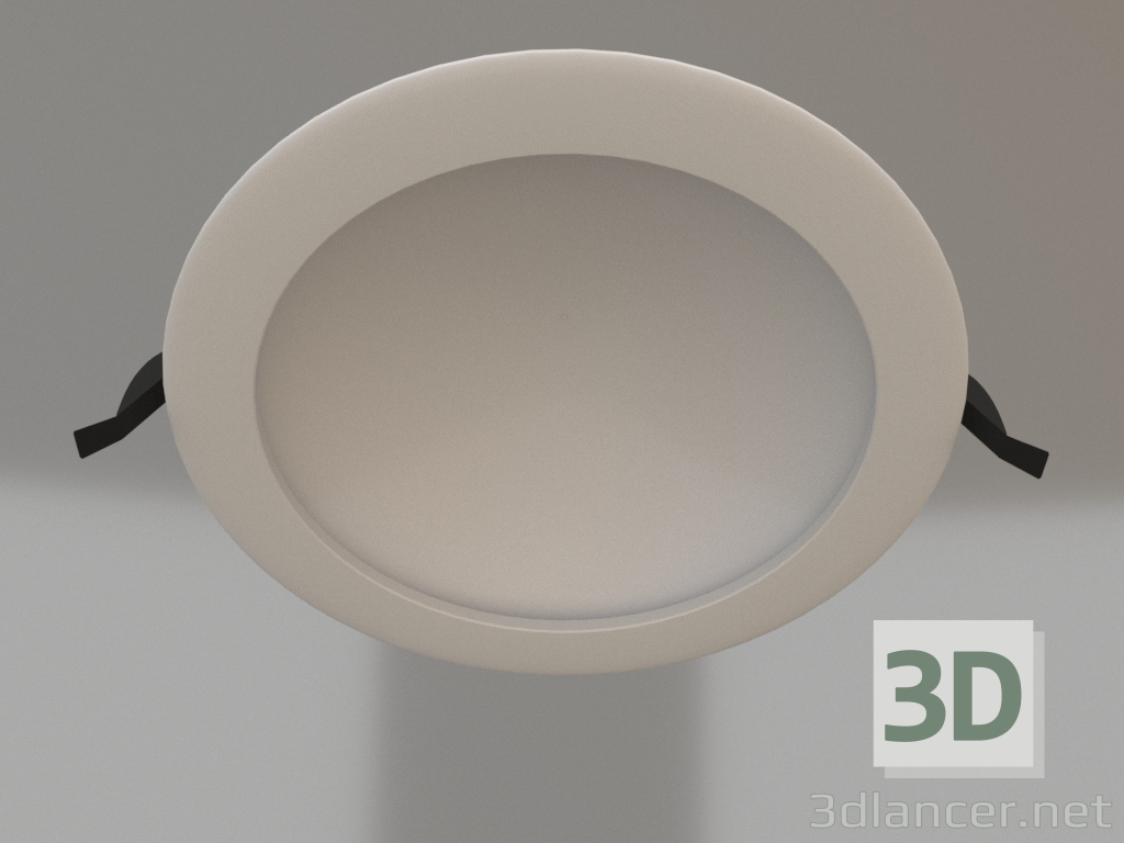 3d model Recessed luminaire (C0043) - preview